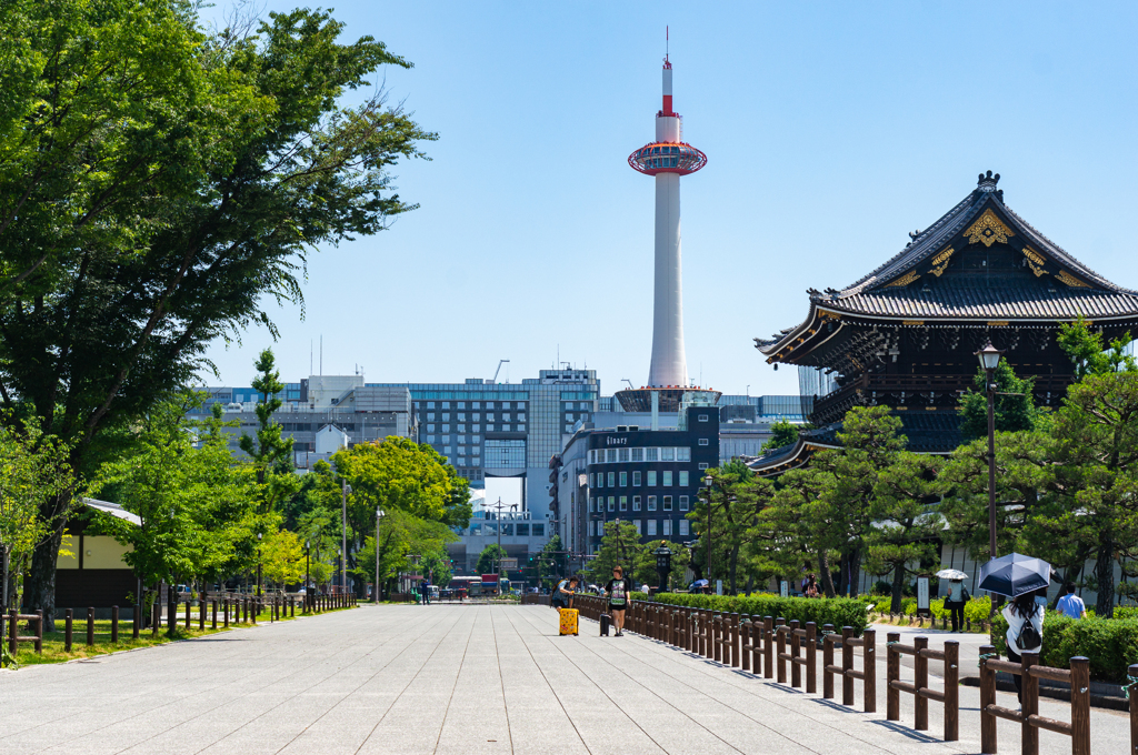 京都　西本願寺前