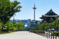 京都　西本願寺前