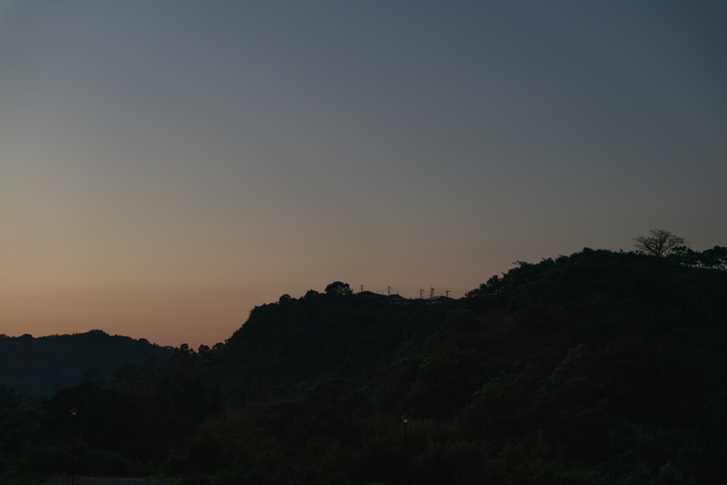夕暮れの色