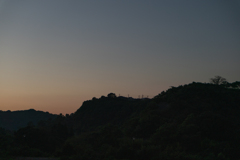 夕暮れの色