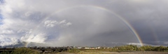 久しぶりの完全な虹