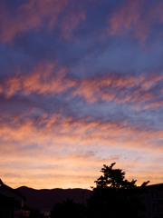 怖いほど美しい夕暮れ