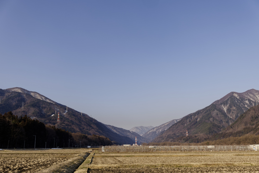 朝からよいおてんき