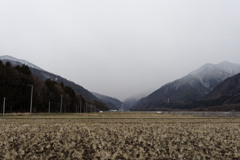 12月末なのに雨