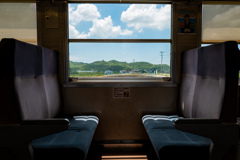ローカル列車の車窓から