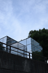 青空を受けて