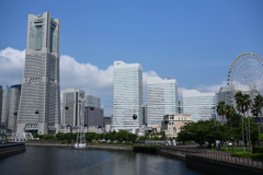 ランドマークとコスモクロック