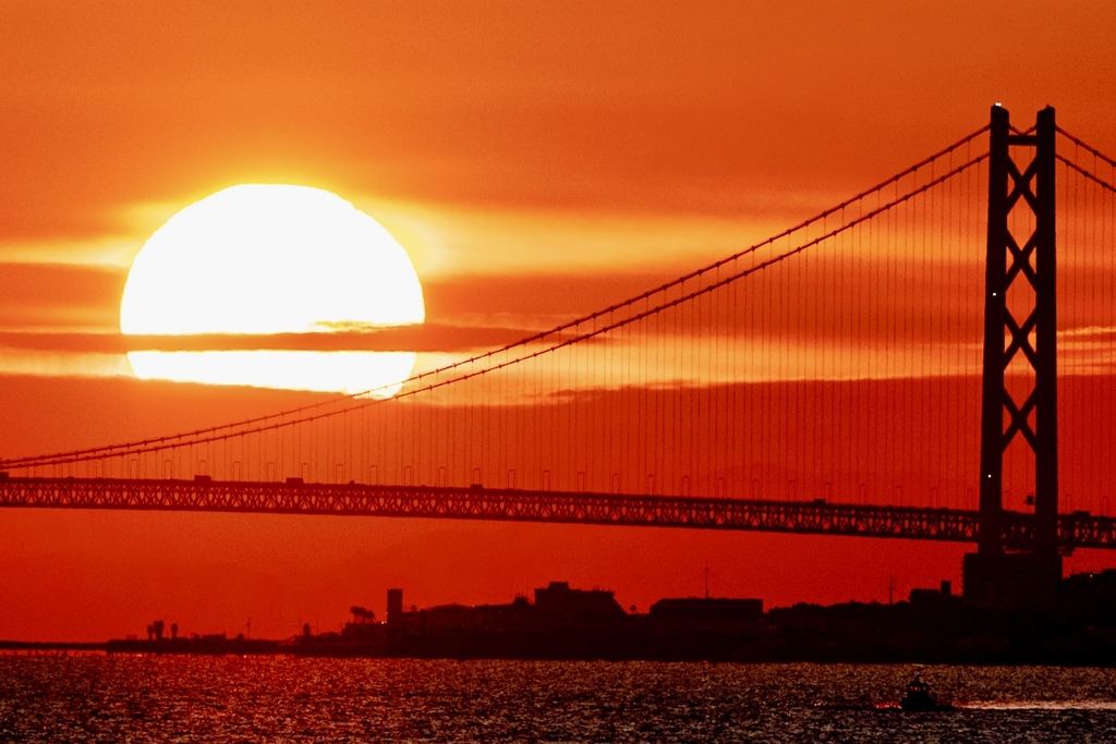 沈む夕日
