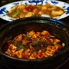 陳麻婆豆腐。妻はエビチリ