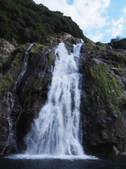 大川の滝、正面