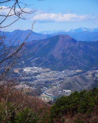 高畑山山頂から北方面の眺め