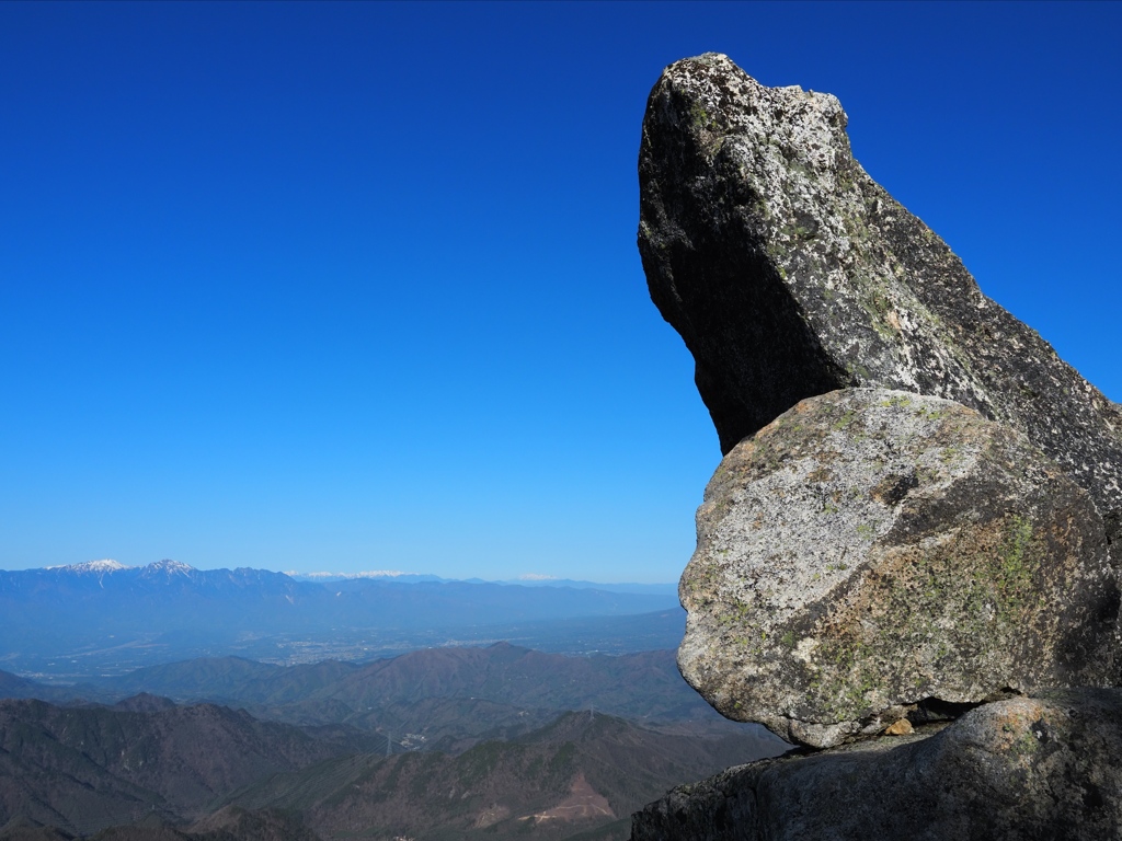 砂払ノ頭(すなはらいのあたま)。ここからは絶景ラッシュ