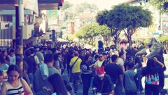 Baguio のメインストリート。クリスマス前の週末、人多すぎ。