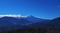 高川山山頂から見た富士山
