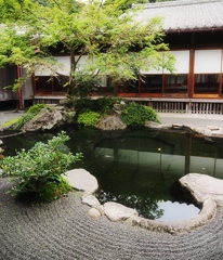 仙厳園の中庭