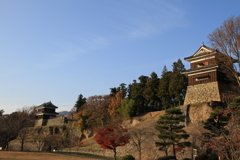 上田城　西櫓と南櫓