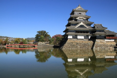 秋の松本城