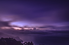 夜明け前の風景