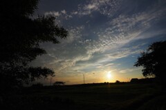 夕焼けくも
