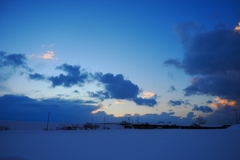 青い雪