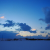 青い雪