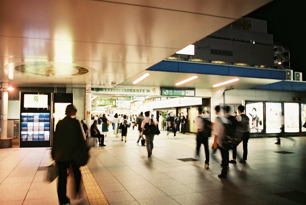 夜の柏駅