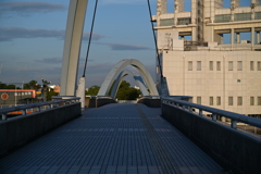 夕暮れと橋