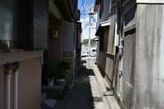 海の見える小路