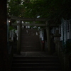 夕方の神社