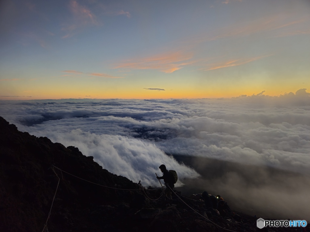 富士山の雲