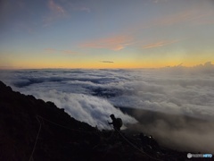 富士山の雲