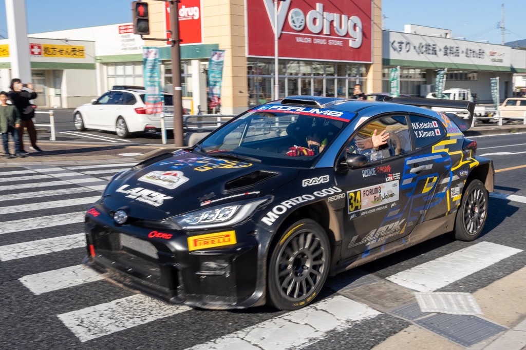勝田範彦選手のGR Yaris