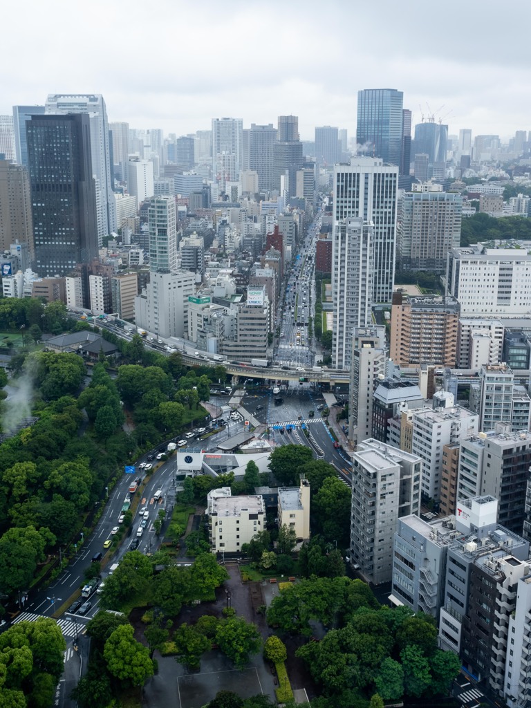 雨の首都圏
