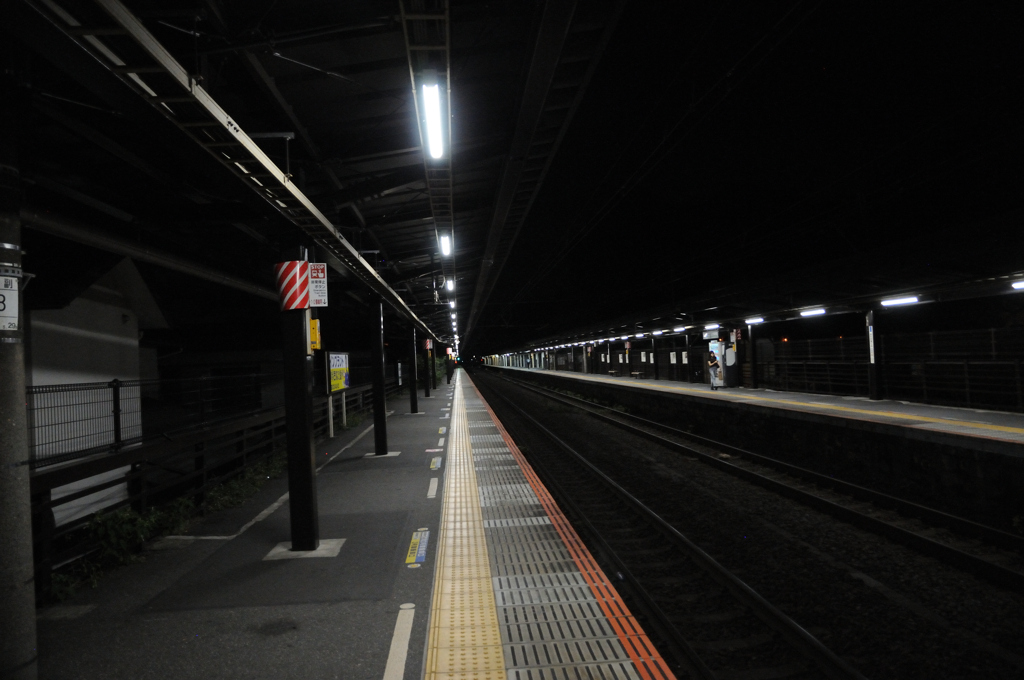 真夜中の北鎌