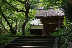 座禅道場の門