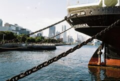 半世紀ぶりの横浜港