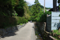 秋の一日・道