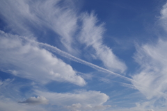 バルコニーからの夏空