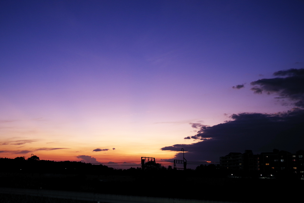 夕暮れ