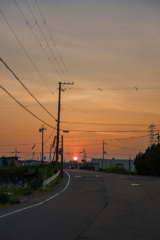 the sun gose down