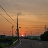 the sun gose down