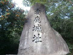 播磨・妻鹿城址にて・・・