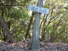 播磨・楯岩城跡にて・・・