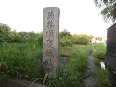 大和・筒井城址にて・・・