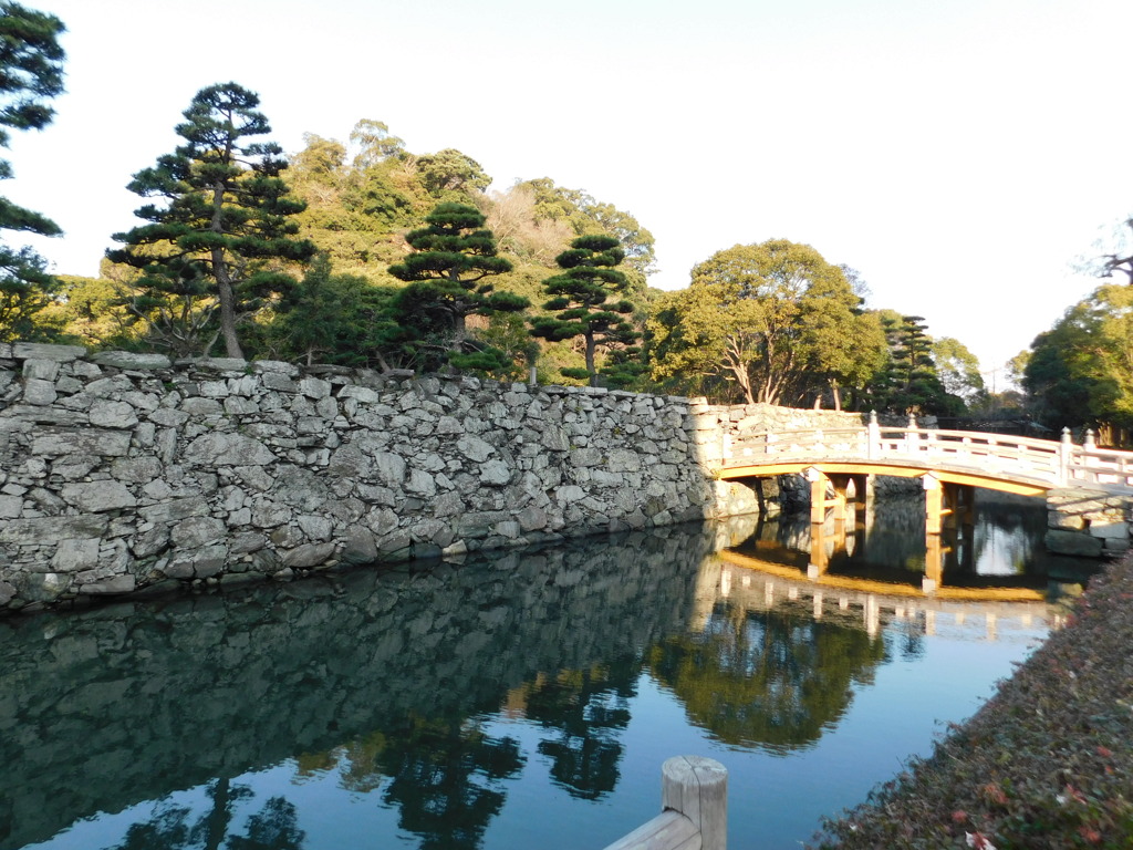 阿波・徳島城址にて・・・