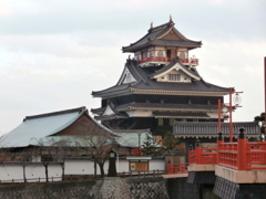 尾張・清州城址にて・・・