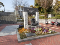 摂津・坂本城址にて・・・