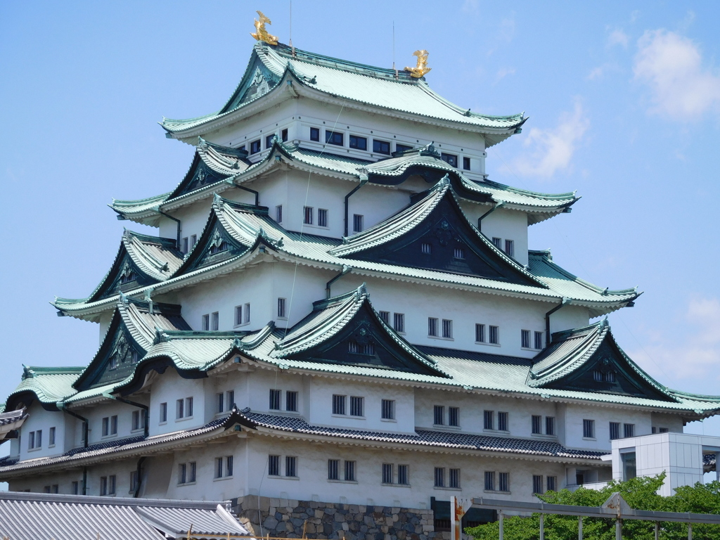 尾張・名古屋城址にて・・・
