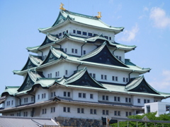 尾張・名古屋城址にて・・・