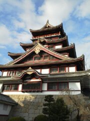 山城・伏見桃山城跡にて・・・